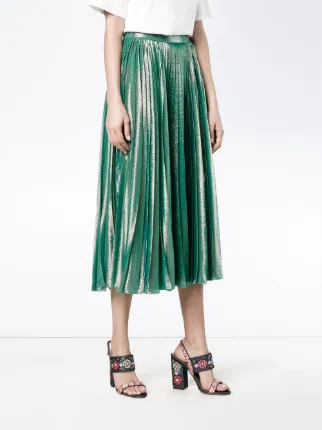 gucci pleated metallic skirt 1 700 buy ss17 fast delivery price gucci pleated metallic skirt 1 700 buy ss17 fast delivery price