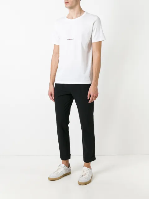 SAINT LAURENT logo print T-shirt,464572YB1EN11971565