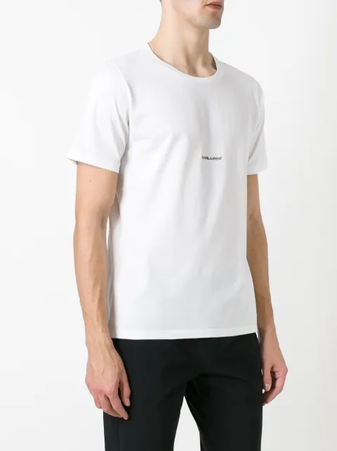 SAINT LAURENT logo print T-shirt,464572YB1EN11971565