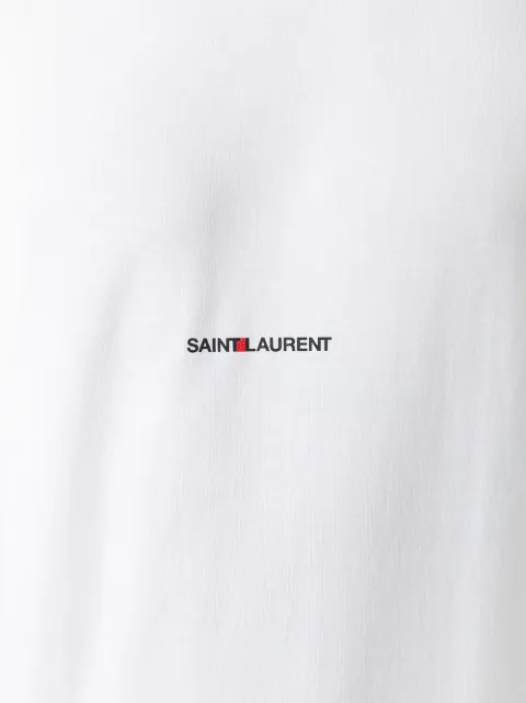 SAINT LAURENT logo print T-shirt,464572YB1EN11971565