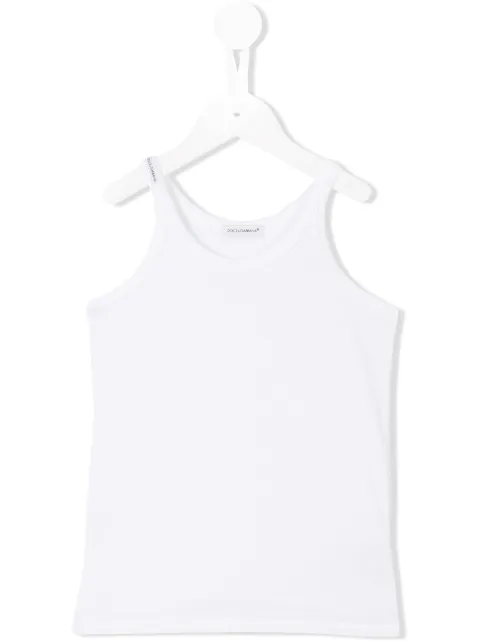 Dolce & Gabbana Kids plain tank top
