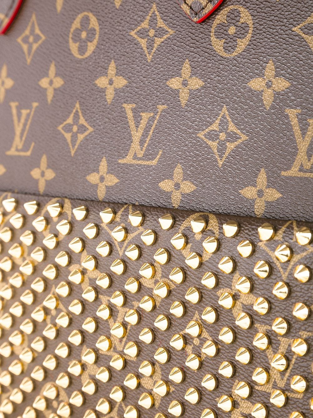 Limited Edition Louis Vuitton x Christian Louboutin Iconoclasts Spike Tote  - Reetzy