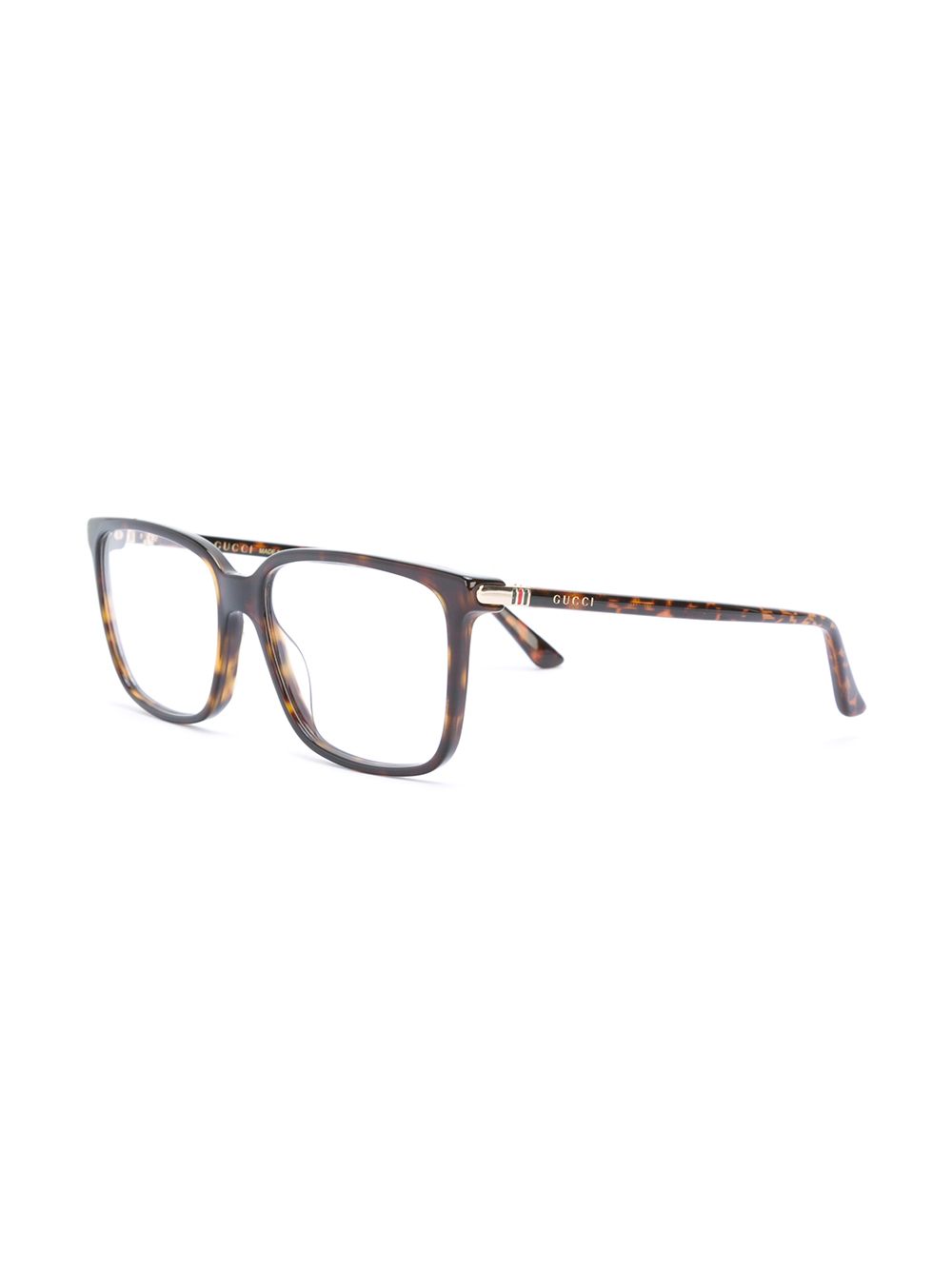 Gucci Eyewear Tortoiseshell Square Glasses Farfetch