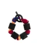 Image 1 of Giorgio Armani Pre-Owned square charm woven bracelet