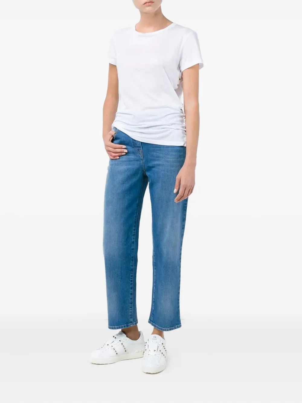 Valentino Garavani Rockstud jeans | Cropped Jeans | Image 2