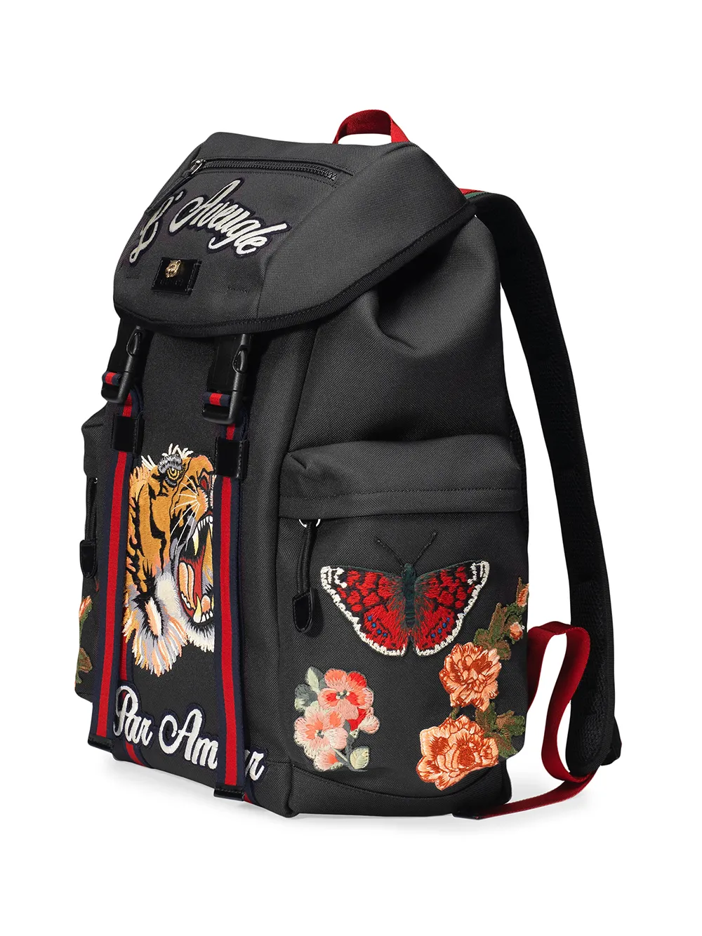 gucci backpack with embroidery