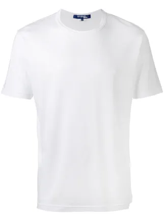 comme des garcons plain white t shirt