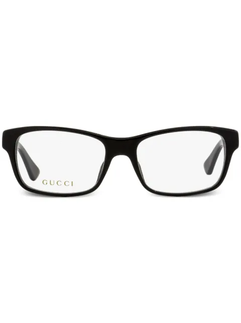 Gucci Eyewear thick brim rectangle-frame glasses