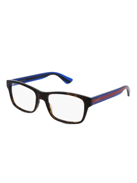 Gucci Eyewear Web arm contrast glasses