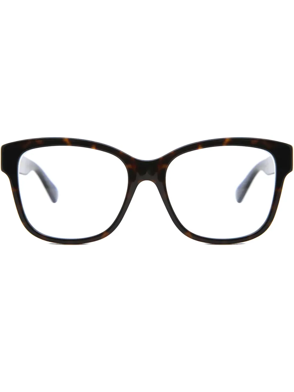 Gucci Eyewear Web-Stripe glasses | Brown | Image 1
