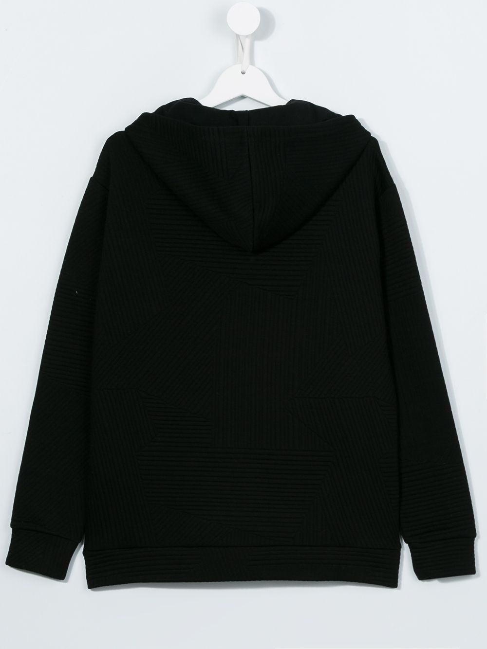 Andorine textured hoodie - Zwart