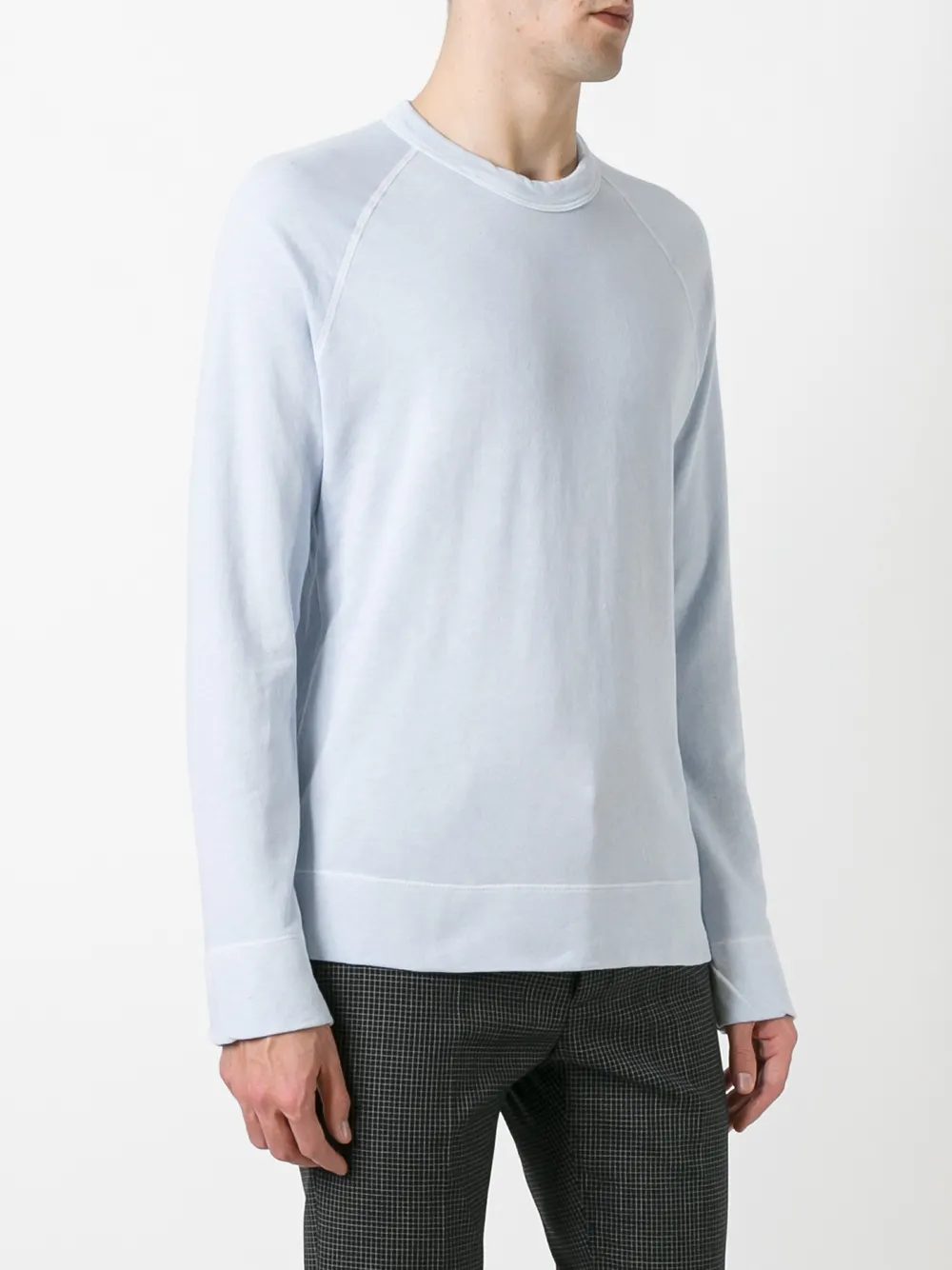  James Perse Sweatshirt Mit Raglanärmlen   Blau 