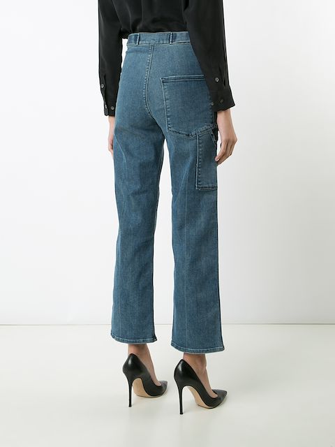 shape high waist flared jeans only