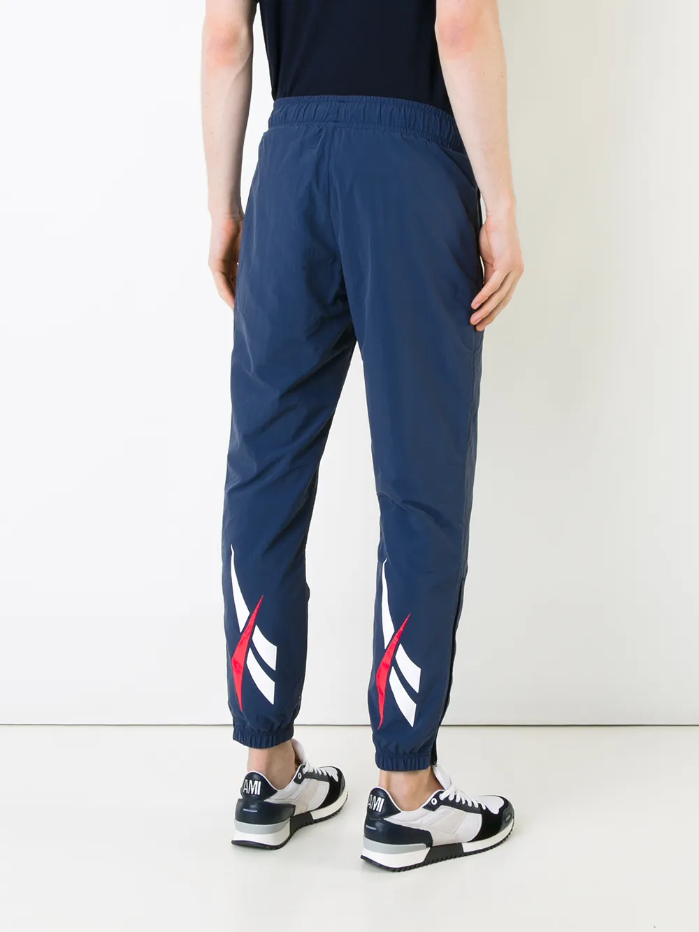 Reebok ribbed cuff track pants Blauw