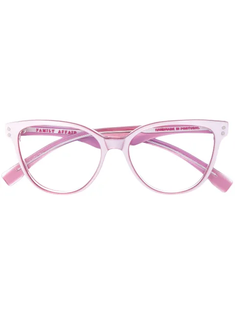 Family Affair lentes con armazón cat eye