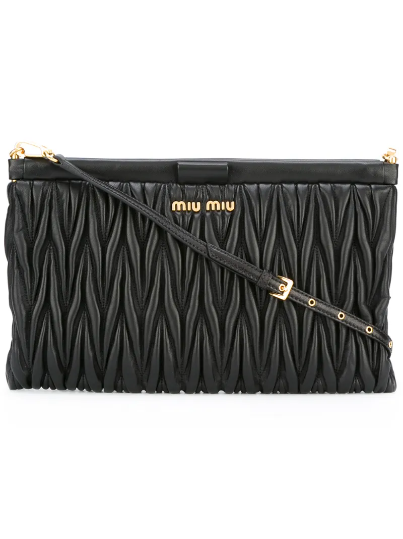 клатч с цепочкой Miu Miu