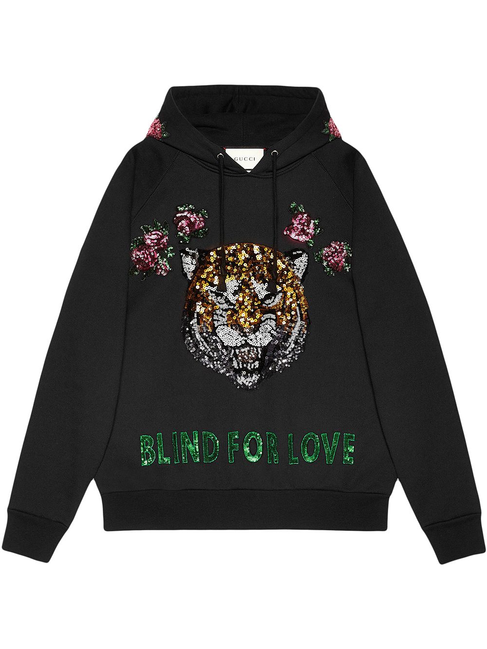 Gucci Embroidered Hooded Sweatshirt - Farfetch