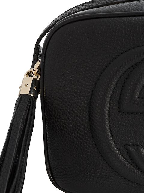 gucci soho disco textured leather shoulder bag