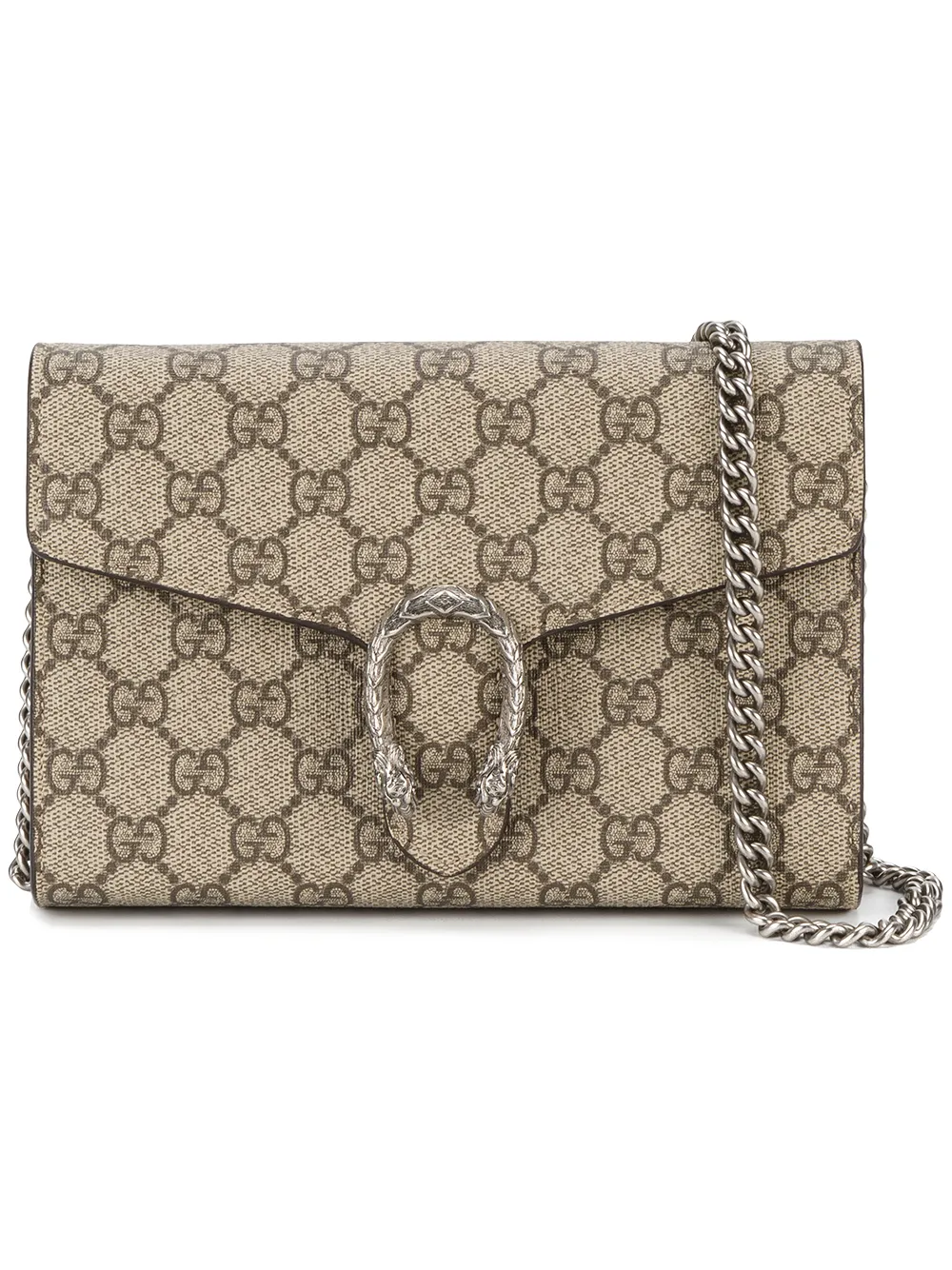 

Gucci Dionysus GG Supreme chain wallet - Neutrals