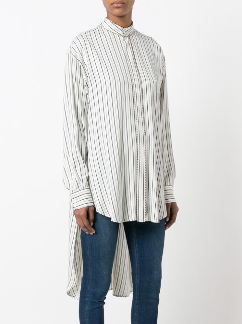 elongated cut shirt