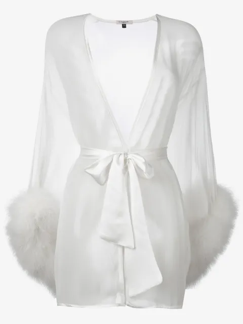 Gilda & Pearl Diana sheer silk robe