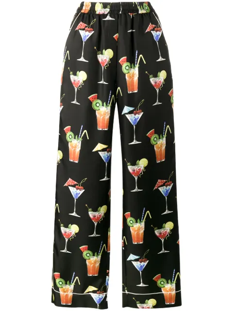 Dolce & Gabbana 鸡尾酒印花长裤