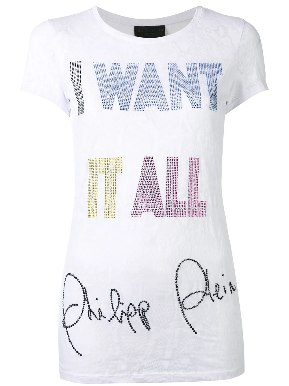 Philipp Plein 'Queenie' T-Shirt - Weiß