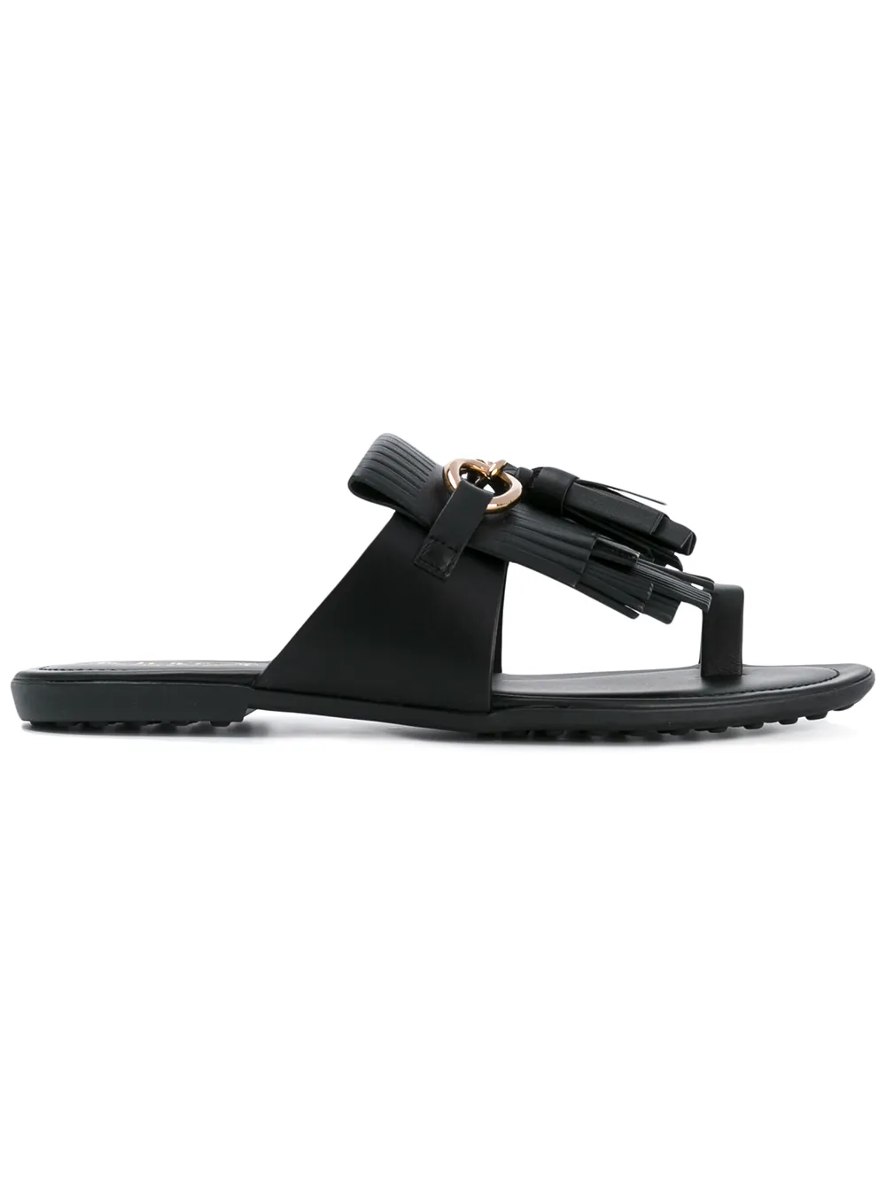 Tod's fringe sandals | negro | Image 1