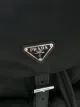 Prada logo plaque nylon backpack