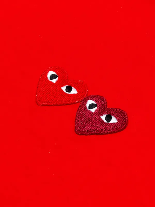 Comme Des Garçons Play ロゴ刺繍Tシャツ 通販 - FARFETCH