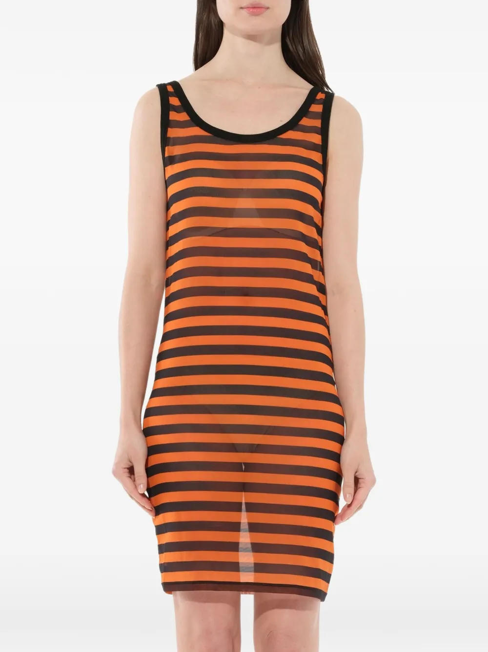 Givenchy striped vest dress - Black