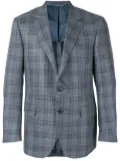 Canali checked blazer - Grey