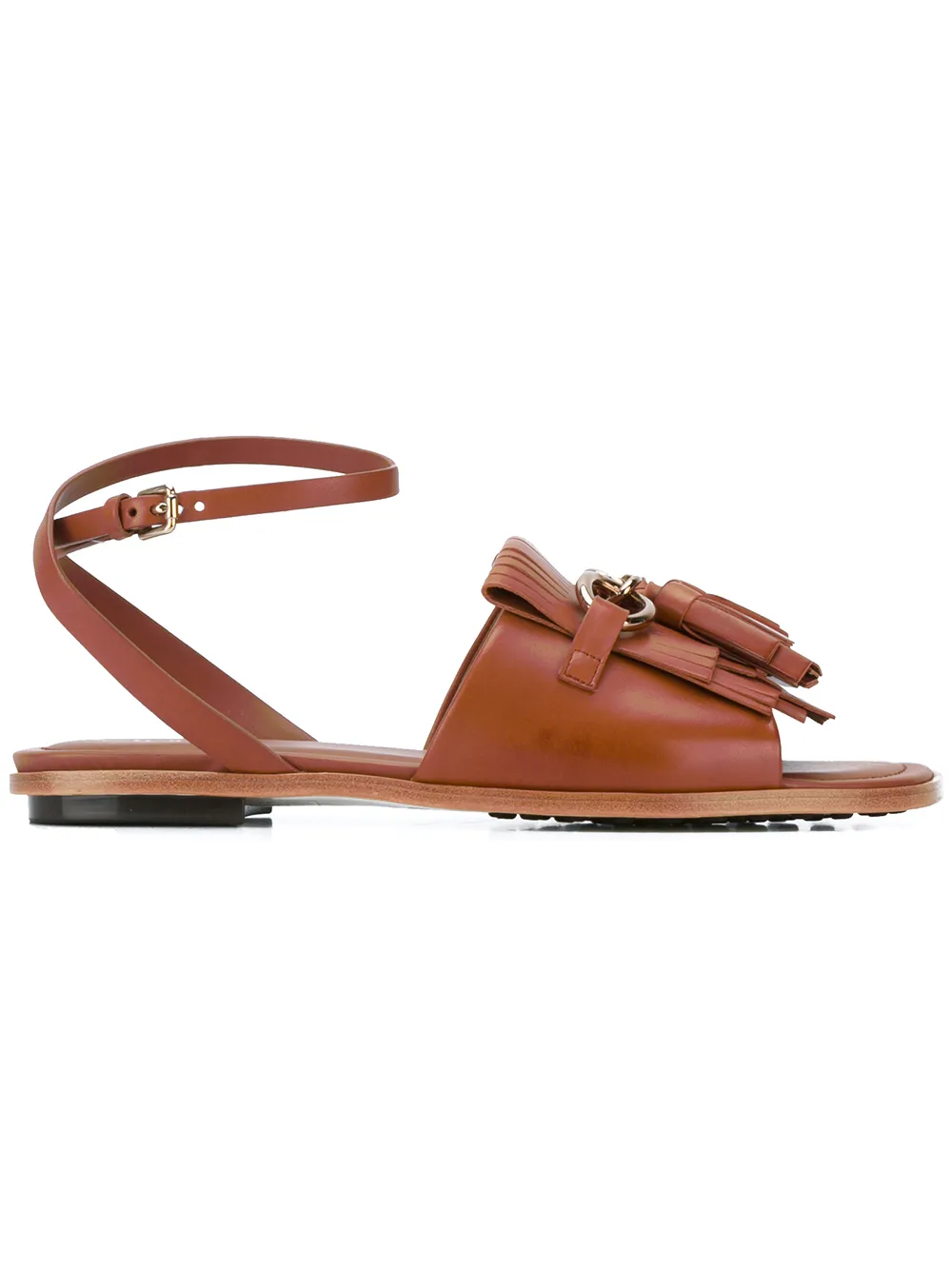 Tod's fringed flat sandals | marrón | Image 1