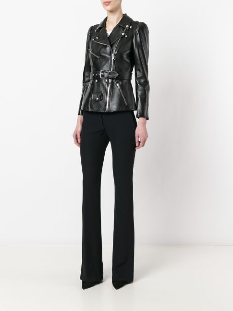 Alexander McQueen Tailored Biker Jacket - Farfetch