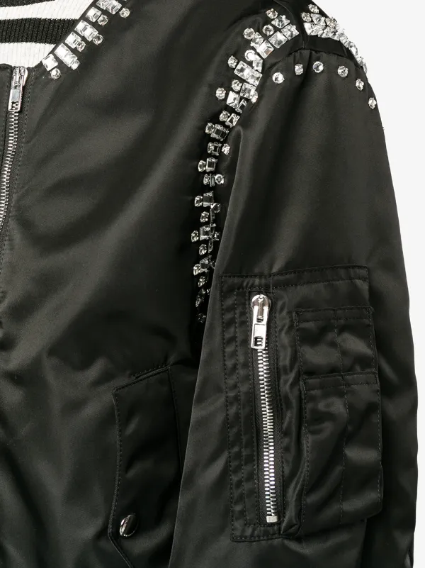 bedazzled bomber jacket