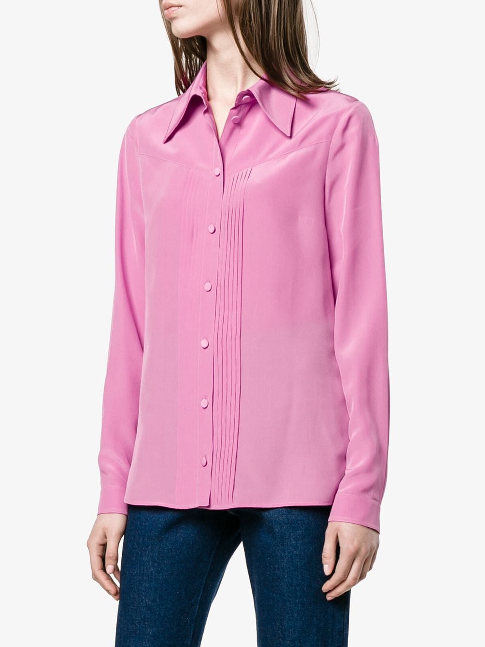 gucci pink blouse