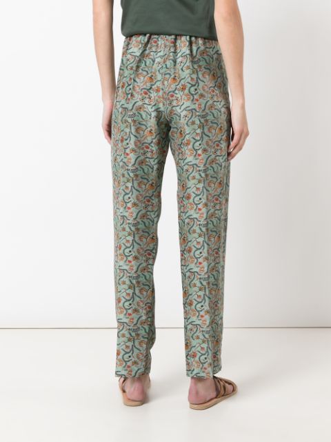 ISABEL MARANT Floral Print Trousers | ModeSens
