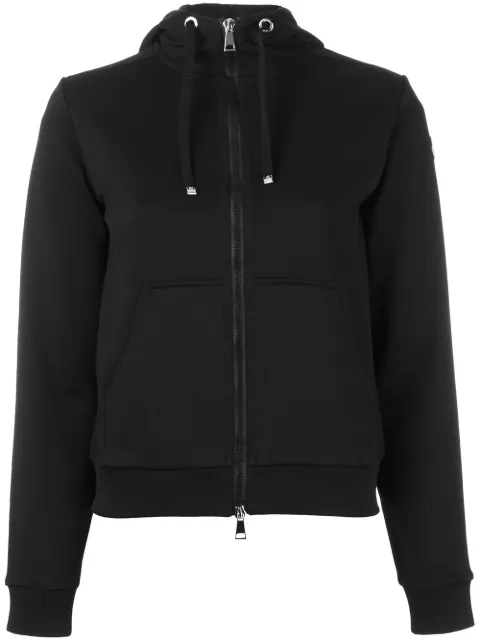 MONCLER MONCLER ZIPPED HOODIE - BLACK