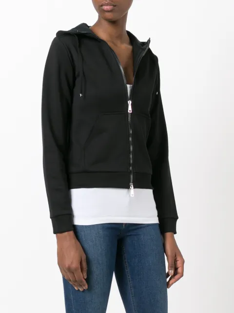 MONCLER MONCLER ZIPPED HOODIE - BLACK