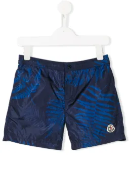 moncler swim shorts light blue moncler swim shorts light blue