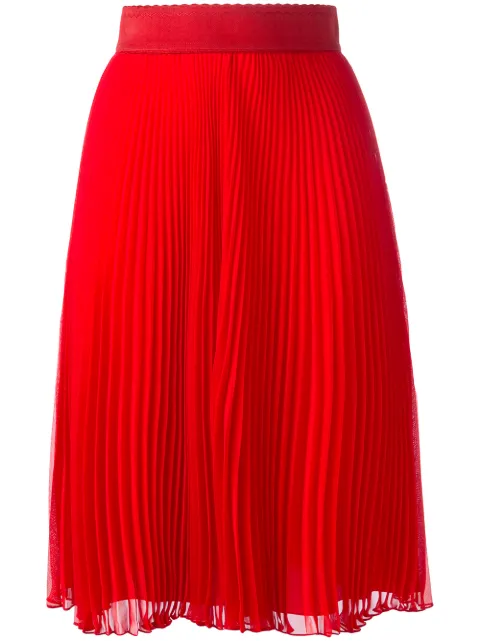 Givenchy falda midi plisada