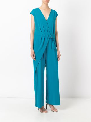 michael kors blue jumpsuit