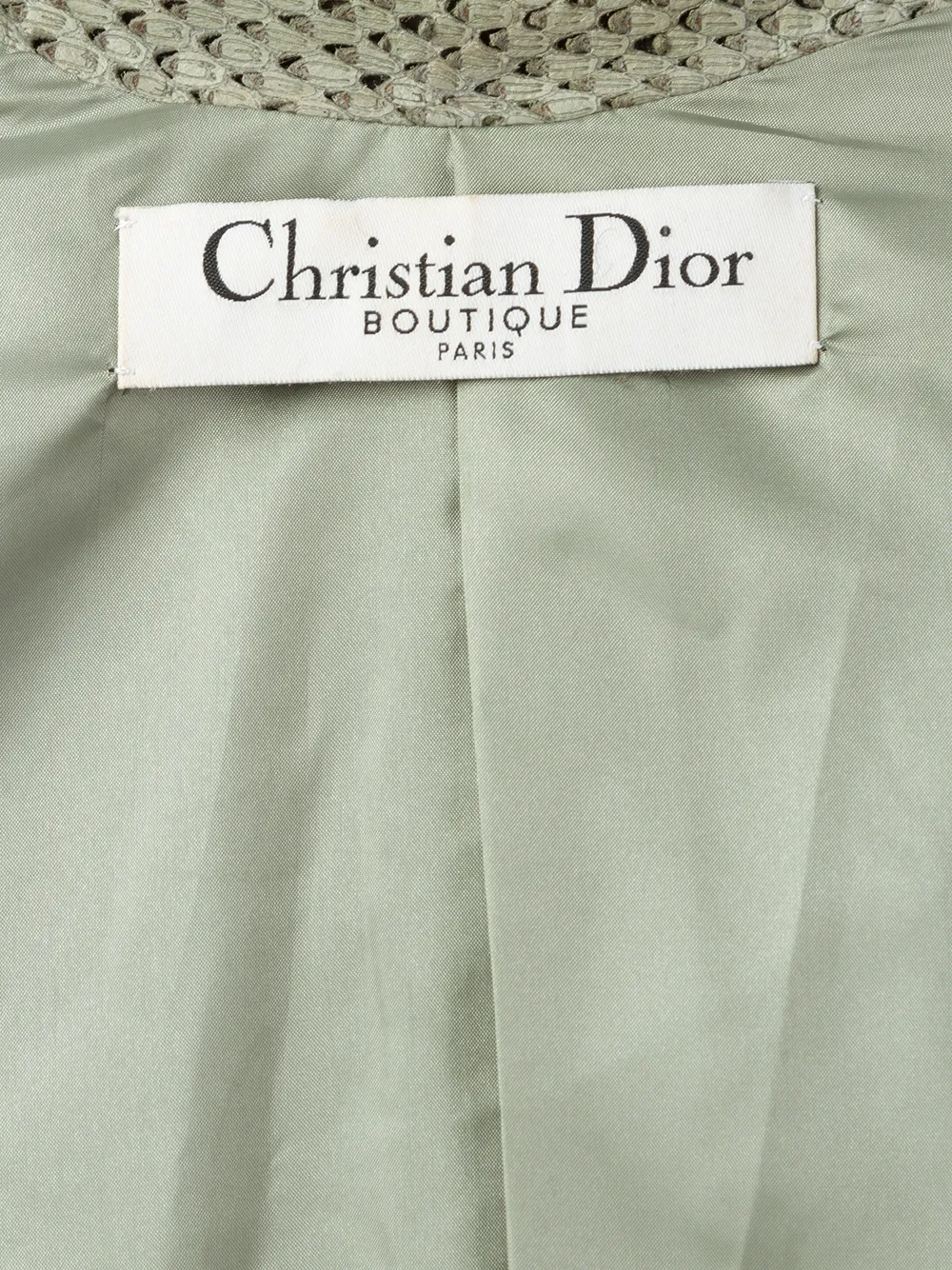 Affordable Christian Dior 2000s snakeskin-effect jacket Women
