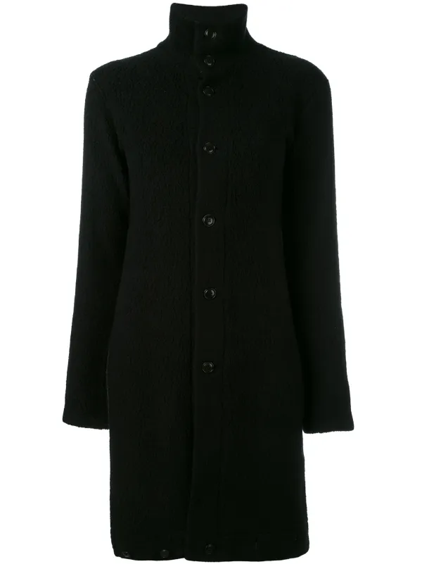 Yohji Yamamoto Pre-Owned Long Funnel Neck Jacket - Farfetch