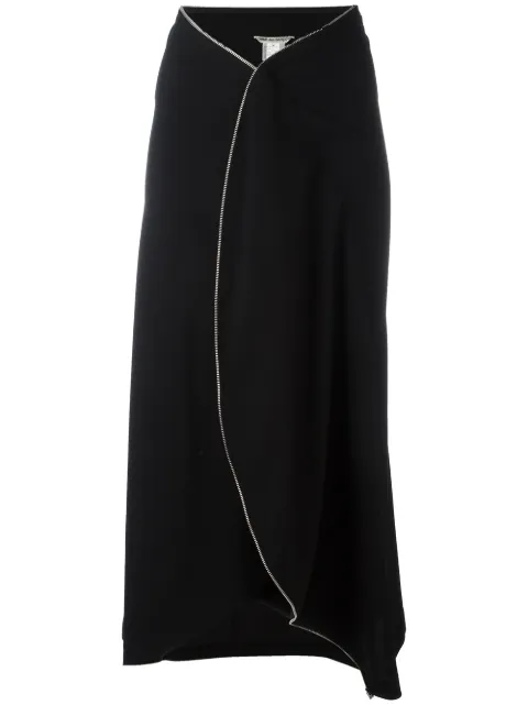 Comme Des Garçons Pre-Owned zip detail skirt