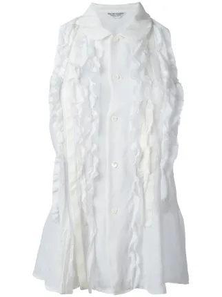 Comme Des Garçons Pre-Owned 2002 Robe De Chambre Sheer Bib Top