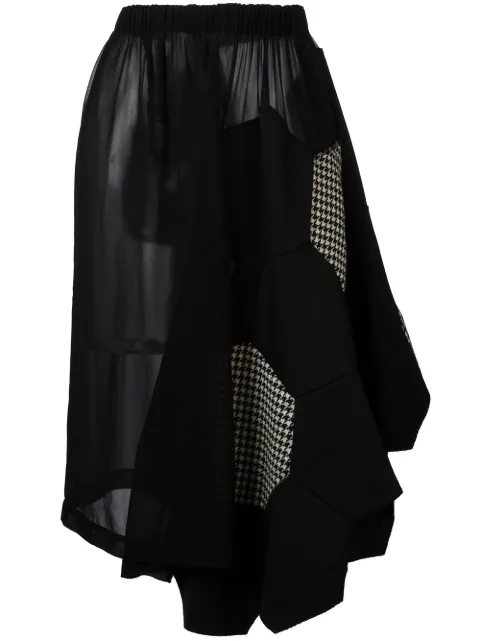 Comme Des Garçons Pre-Owned beehive patchwork skirt