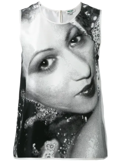 Kenzo classic print tank top