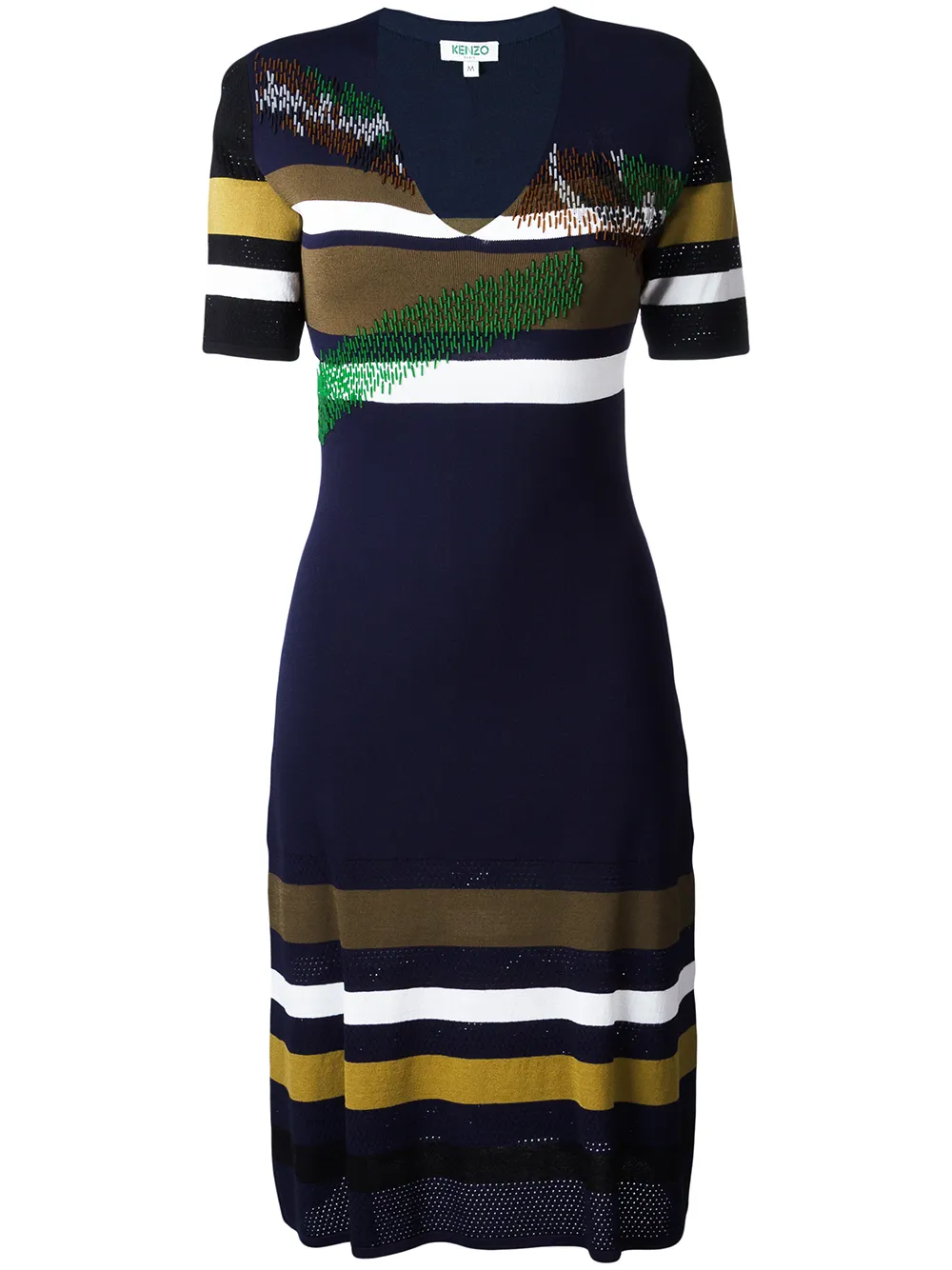 Kenzo striped dress - Blue