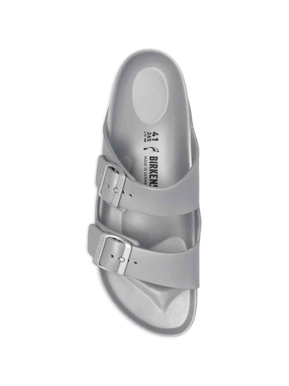 Birkenstock Arizona sandalen met gesp Grijs